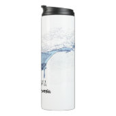 Manta Ray Silhouette mattierte Tasse (Nach rechts gedreht)