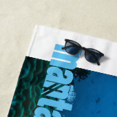Manta ray strandtuch (Beispiel)