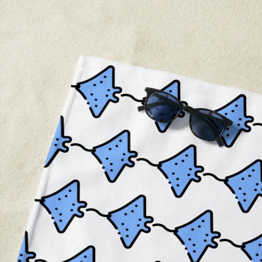 Manta ray strandtuch (Beispiel)