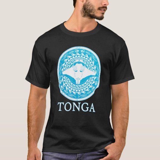 Manta Ray Tonga Roots Pride T-Shirt (Vorderseite)