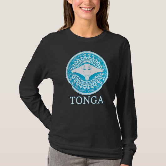 Manta Ray Tonga Roots Pride T-Shirt (Vorderseite)
