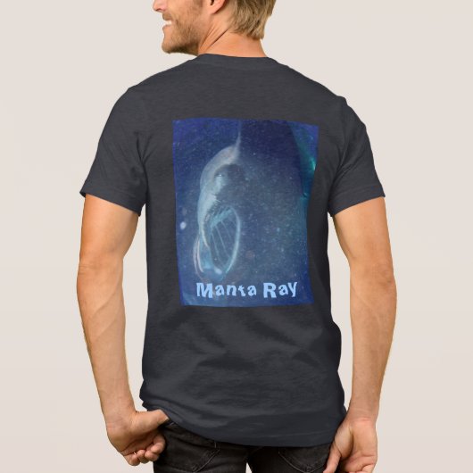 Manta Ray Tri-Blend Shirt (Rückseite)