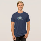 Manta Ray Tri-Blend Shirt (Vorderseite voll)