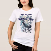 Manta Ray Tri-Blend Shirt (Vorderseite)