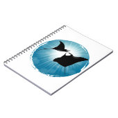Manta Ray Underwater Aquatic Life Notizblock (Linke Seite)