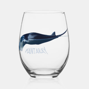 Manta Ray Weinglas Ohne Stiel
