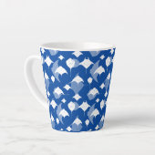 Manta Rays and Stingray Patches auf Ocean Blue Milchtasse (Linke Ecke)