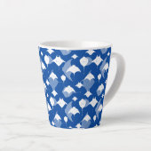 Manta Rays and Stingray Patches auf Ocean Blue Milchtasse (Rechte Ecke)