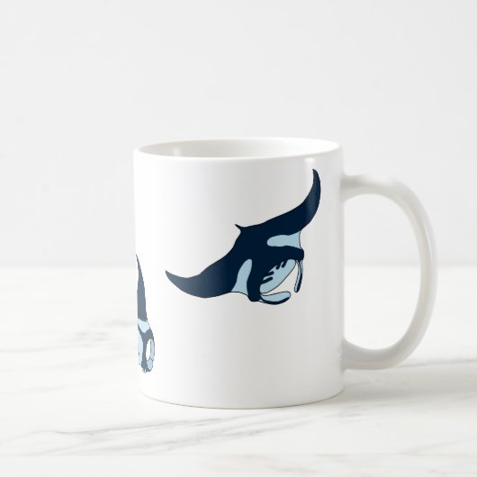 Manta Rays Kaffeetasse (Rechts)