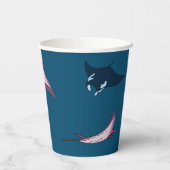 Manta Rays Pappbecher (Rückseite)
