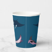 Manta Rays Pappbecher (Rechts)