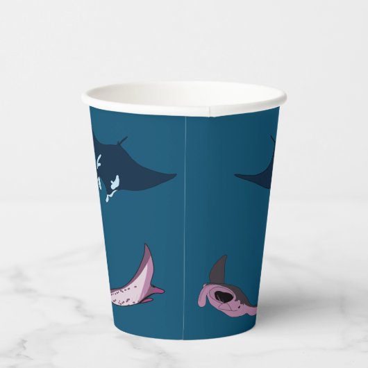 Manta Rays Pappbecher (Rechts)