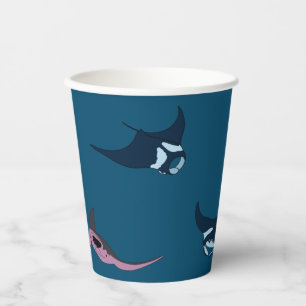 Manta Rays Pappbecher