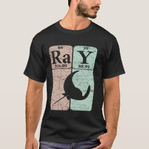 Manta Rochen Periodensystem Elemente Stachelrochen T-Shirt