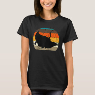 Manta Rochen Retro Vintage Stachelrochen Fisch Oze T-Shirt