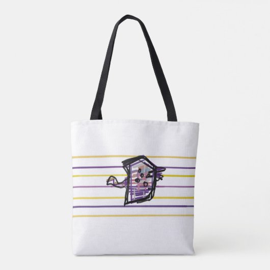 Manta-Rochen Sommerfreude Tasche (Rückseite)