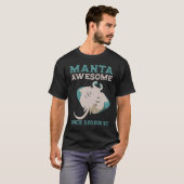 Manta Rochen Stechrochen Fisch Uralt 5 00 000 v. C T-Shirt (Vorne ganz)
