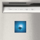 Manta schwimmen unter Wasser Magnet (In Situ (Geschirrspüler))