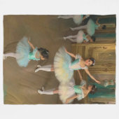 Manta Sherpa Bailarinas esperando para actuar Fleecedecke (Vorderseite (Horizontal))