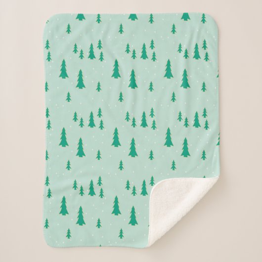 Manta Sherpa con diseño navideño. Sherpadecke (Vorderseite)