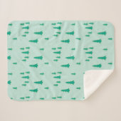 Manta Sherpa con diseño navideño. Sherpadecke (Vorderseite (Horizontal))