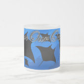 Manta-Strahl - retten Sie unsere Ozeane Mattglastasse (Mittel)