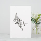 Mantarochen Briefpapier (Stehend Vorderseite)