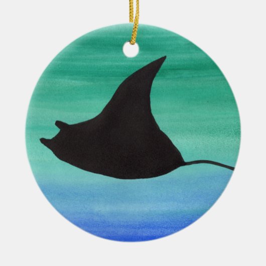 Mantarochen Keramik Ornament (Vorne)