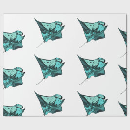 Mantarochen, (Manta birostris) Geschenkpapier
