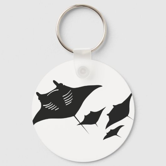 Mantarochen manta ray scuba diküchen taucher schlüsselanhänger (Vorderseite)