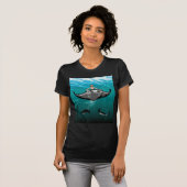 Mantarochen mit Meerjungfrau T-Shirt (Vorne ganz)