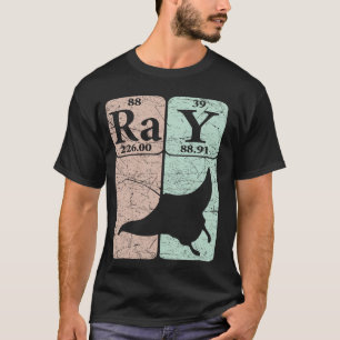Mantarochen Periodensystems Elemente Stachelrochen T-Shirt