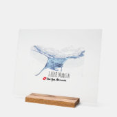Mantarochen-Silhouette Acrylschild (Winkel)