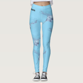 Mantarochen-Silhouette Leggings