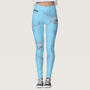 Mantarochen-Silhouette Leggings