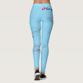 Mantarochen-Silhouette Leggings (Rückseite)