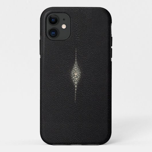 MANTAROCHEN-STING-STRAHL MASERTE SCHWARZEN iPHONE Case-Mate iPhone Hülle (Rückseite)