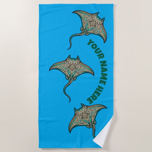 Mantarochen strandtuch (Vorderseite)