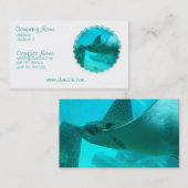 Mantarochen-Visitenkarte Visitenkarte (Vorne/Hinten)
