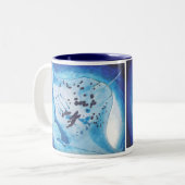 Mantarochen Zweifarbige Tasse (Vorderseite Links)