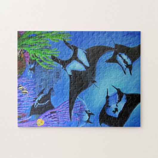 Mantas in Tulum Puzzle (Horizontal)