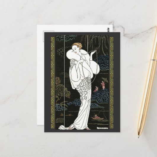 Manteau de velours (1913) postkarte (Vorderseite/Rückseite Beispiel)