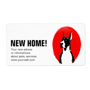 Mantel Great Dane Etiketten
