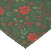 Mantel Navideño Poinsettia Tischdecke (Schrägansicht)