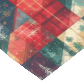 Mantel Navideño Tartán Tischdecke (Schrägansicht)