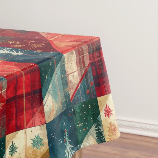 Mantel Navideño Tartán Tischdecke (Beispiel)