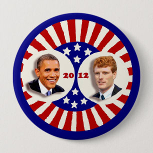 Mantel-Schwanz 2012 Obama Kennedy Button