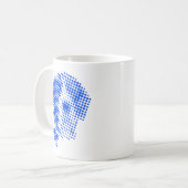 Manteldogge abstrakt kaffeetasse (Vorderseite Links)