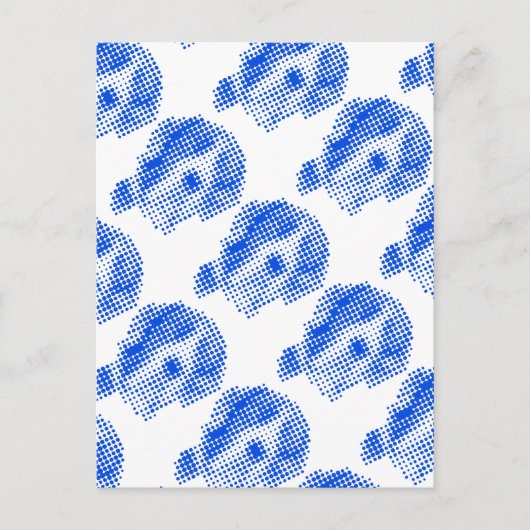 Manteldogge abstrakt postkarte (Vorderseite)