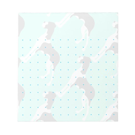 Manteltier Boston Großdane Notizblock (Vorderseite)